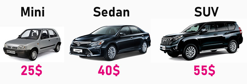 Astana Transfer airport to hotel